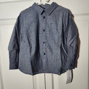 Erasers & Pencils 4T NWT Long Sleeve Shirt, Grey